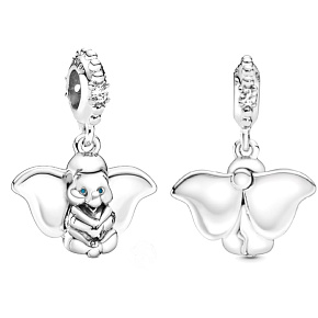 Charm Sterlingsilber 925 Disney Elefant Dumbo, Anhänger für Märchenarmband Charm Sterlingsilber 925 Disney Elefant Dumbo, Anhänger für Märchenarmband