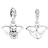 Charm Sterlingsilber 925 Disney Elefant Dumbo, Anhänger für Märchenarmband