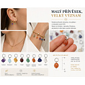 Akvamarín – mini přívěsek z přírodního kamene cca 0,8–1,2 cm | Talisman klidu a harmonie