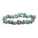 Larimar Armband elastisch Naturstein 19 cm, Stein der mythischen Atlantis