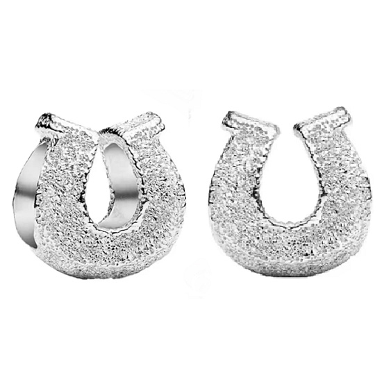 Charm Podkova štěstí - symbol štěstí a ochrany, korálek na náramek symbol