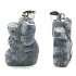 Sodalith Hund Anhänger Naturstein, handgeschliffene Figur 1,8 x 2,5 x 8 mm, Stein Kommunikation