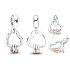 Charms Sterling Silber 925 Herz voller Herzen, 3in1 Liebesarmband Anhänger