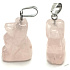 Rosie's Dog Anhänger Naturstein, handgeschliffene Figur 1,8 x 2,5 x 8 mm, Liebesstein
