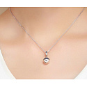 Sterling Silber 925 Love Surprise - königsblauer, aufklappbarer Liebesarmband-Anhänger