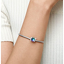 Charme Sterling Silber 925 Krabbe, Perle auf Armband Tier