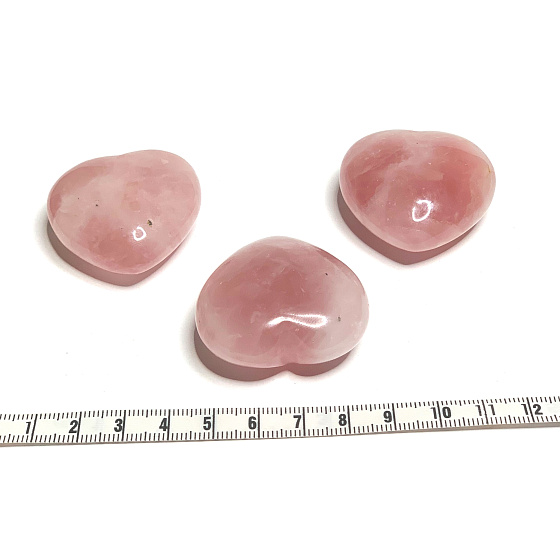 Rosmarin Hmatka, Heilstein in Form eines Herzens Naturstein 4 cm 1 Stück, Stein der Liebe