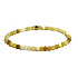 Opal gelb Armband elastisch Naturstein, Kugel 4 mm / 16 - 17 cm, Glücksstein