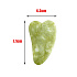 Serpentine Gua Sha reduziert Falten, Schwellungen, verbessert die Hautelastizität 4,3 x 7,1 cm, Heilstein