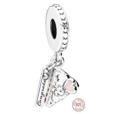 Charm Sterling Silber 925 Festliche Torte, Geburtstag Armband Anhänger