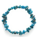 Apatit blau Armband elastische gehackten Naturstein 19 cm, Stein Realisierung