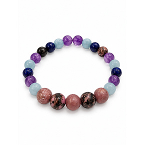 Armband mit Geschichte – Schwester, immer an deiner Seite, natürliche Mineralien, Kugel 8 mm / Handgelenk 16–18 cm Armband mit Geschichte – Schwester, immer an deiner Seite, natürliche Mineralien, Kugel 8 mm / Handgelenk 16–18 cm