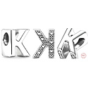 Charme Sterling Silber 925 Alphabet Buchstabe K, Perle für Armband