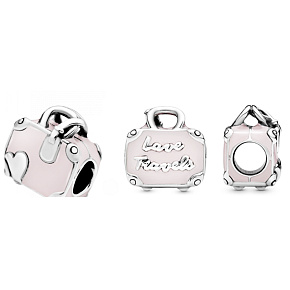 Sterling Silber 925 Reisekoffer, Reisearmband Perle