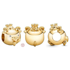 Charm Sterling Silber 925 Schaf oder Ziege ist das achte Tier im 12-Jahres-Zyklus des chinesischen Tierkreiszeichens, Perle für Armband