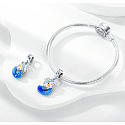 Sterling Silber 925 Luminous - Sternzeichen Wassermann, Armband-Anhänger