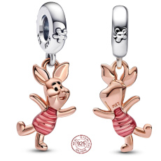 Charms Sterling Silber 925 Disney Winnie the Pooh - Ferkel, Armband Anhänger