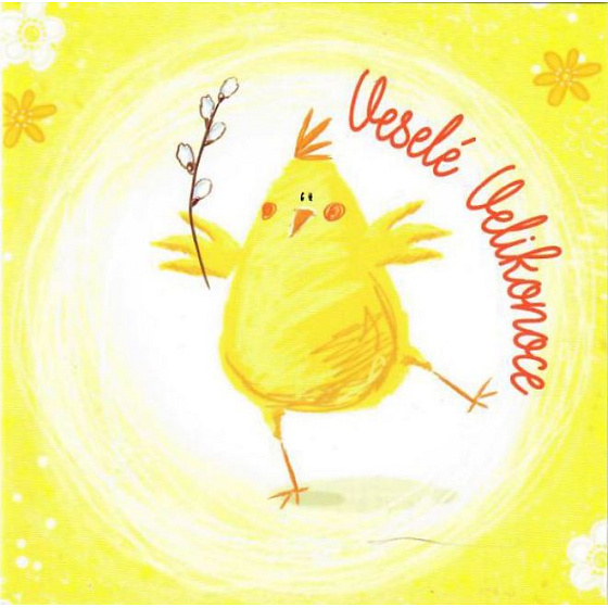 Nekupto Osterwünsche Ein fröhlicher Osterfrühling begann 100 x 100 mm 3553 XI