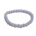Chalcedon Armband elastischer Naturstein, Kugel 6 mm / 16 - 17 cm, AA Qualität, Stein der Liebe, Freude