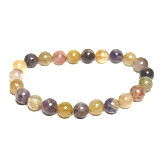 Auralit 23 Armband elastisch Naturstein, Kugel 8 mm / 16 - 17 cm, einer der mächtigsten Steine auf der Paneta