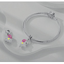 Sterling Silber 925 Luminous - Tierkreiszeichen Widder, Armband-Anhänger