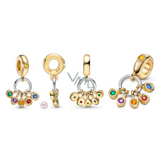Charms Sterling Silber 925 Marvel The Avengers, Infinity Stones - Infinity Gems, Anhänger für Armband Charms Sterling Silber 925 Marvel The Avengers, Infinity Stones - Infinity Gems, Anhänger für Armband