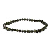 Epidot Armband elastisch Naturstein, Kugel 4 mm / 19 cm Fülle, Wohlstand
