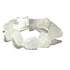 Kristallarmband elastisch roher Naturstein 2 - 2,5 cm / 16 - 17 cm, Stein der Steine