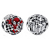 Sterling Silber 925 Marvel Spiderman über der Stadt, Armband Perle