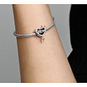 Charme Sterling Silber 925 Disney Minnie Mouse Mom - Mom, Perle für Armband