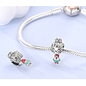 Charme Sterling Silber 925 Oma, Perle auf Armband Familie