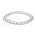 Crystal Aqua Aura Engel Facettenarmband elastisch Naturstein, Perle 6 mm / 16 - 17 cm, Stein Steine