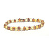 Bernstein Baltikum cognac / Gold Armband elastisch natürlich, Nugget unregelmäßig ca. 5 mm / 16-17 cm, verfestigtes Sonnenlicht