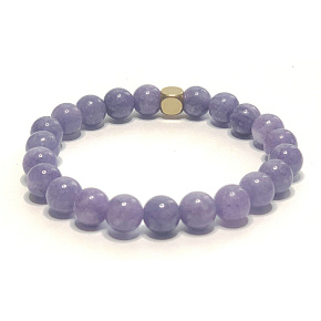 Sodalith-Armband elastisch Naturstein, Kugel 8 mm / 16 - 17 cm, Stein Kommunikation