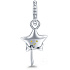Sterling Silber 925 Stern-Anhänger auf Armband Symbol