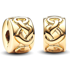 Charm Sterlingsilber 925 Geflochtene Herzen, Perle für Armband Liebe