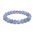 Turmalin Indicolit blau Armband elastisch Naturstein, Kugel 8 mm / 16-17 cm, Wächter der guten Laune