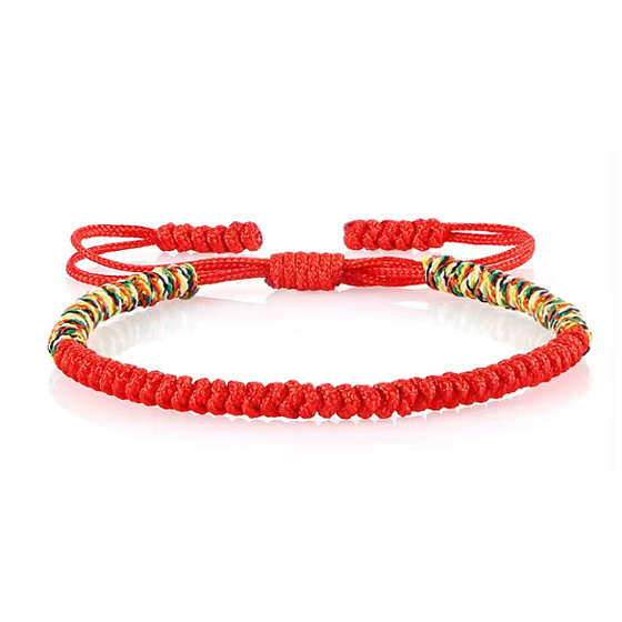 Tibetisches buddhistisches Armband für Glück 17 - 27 cm