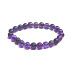 Amethyst Armband elastisch Naturstein, Kugel 8 - 9 mm / 16 - 17 cm, AA Qualität, Stein der Könige und Bischöfe