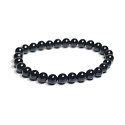 Turmalin / Skoryl Armband elastischer Naturstein, Kugel 6 mm / 16 - 17 cm, Hüterin der guten Laune