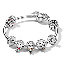 Sterling Silber 925 Harry Potter - Zeitumkehrer, Armband-Anhänger