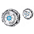 Charme Sterling Silber 925 Sternzeichen, Zirkonia Steinbock, Perle für Armband