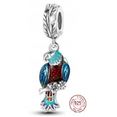 Sterling Silber 925 Eagle blau, Tierarmband-Anhänger Sterling Silber 925 Eagle blau, Tierarmband-Anhänger