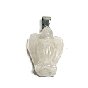 Quarz Engel Schutzengel Anhänger Naturstein handgeschliffen 2 - 2,2 cm, der perfekte Heiler