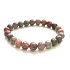 Spinell-Armband elastisch Naturstein, Kugel 8 mm /16 - 17 cm, viel Glück-Gute Laune