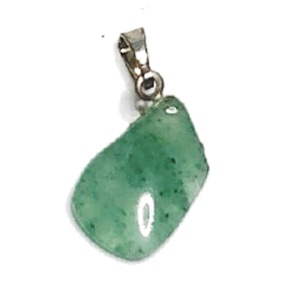 Avanturin grün Anhänger Naturstein 1,4 cm 1 Stück, Glücksstein