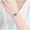 Sterling Silber 925 Baum des Lebens - Familie ist, wo die Liebe wächst, Perle für Armband Familie