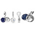 Sterling Silber 925 Baum und Galaxie mit Mond, 2in1 Liebesarmband-Anhänger