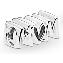 Charme Sterling Silber 925 Mom, Perle auf Armband Buchstaben