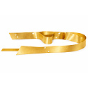 Cockade Band Kordelzug dekorativ Gold 50 cm